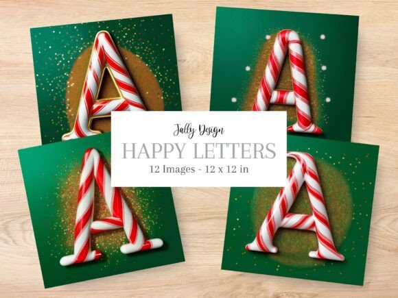 Bringing Holiday Cheer to Life with a Decorative Christmas Alphabet Letter A