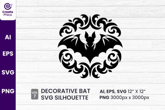 Decorative Bat Silhouette Sublimation 7 Guide