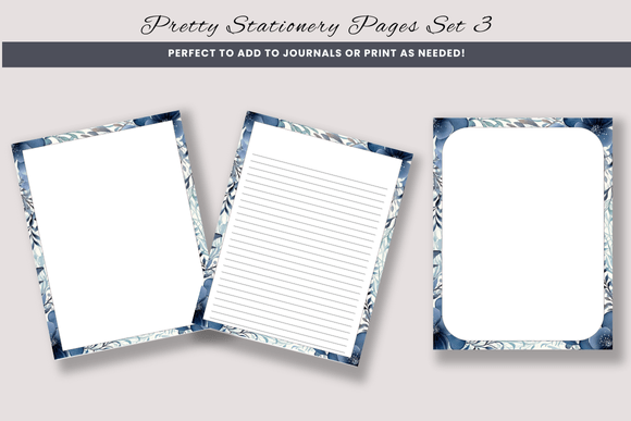 Decorative Stationery Set 3: A Versatile Design Toolkit