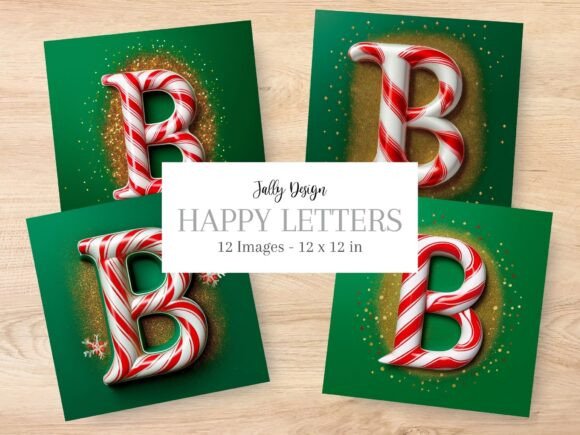 Designing with the Christmas Decorative Alphabet Letter B: A Guide to Festive Typography