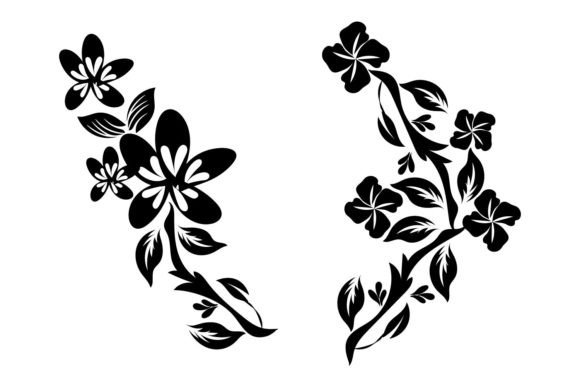 Elegant Decorative Floral Element Collection for Designers