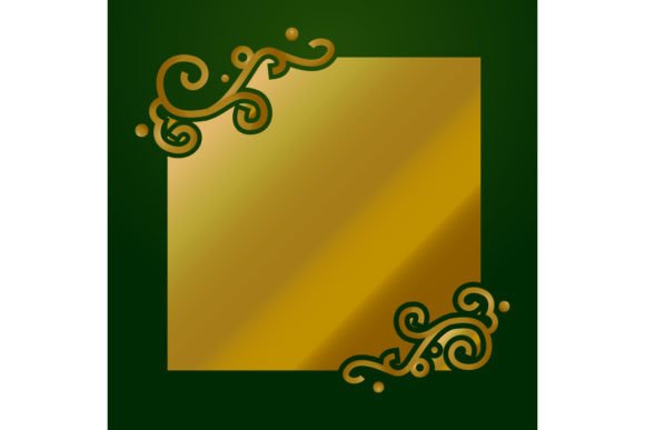 Elevate Your Design Projects with a Golden Decorative Traditional Art Frame