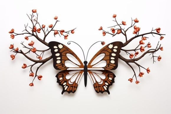 Elevating Brand Identity: The Strategic Power of Butterfly Emblem Decorative Clipart in Modern Design
