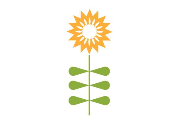 Elevating Brand Identity Through Decorative Modern Stylized Flowers Art