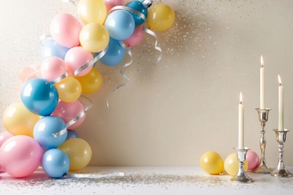 Elevating Celebrations with a Premium Decorative Birthday Banner Background