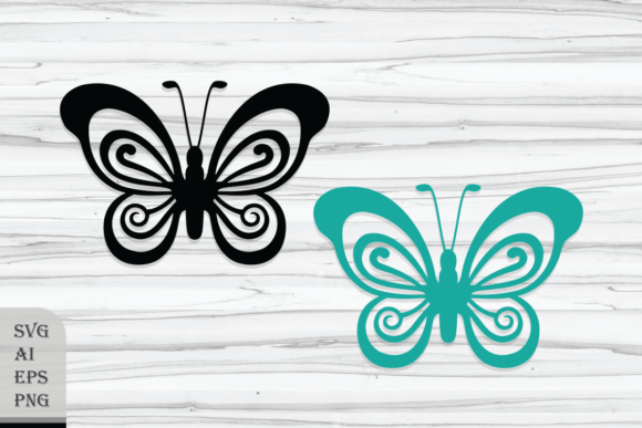 Elevating Designs with Decorative Butterfly with Stripes