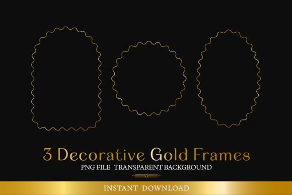 Elevating Your Designs: A Complete Guide to Digital Decorative Gold Frames and PNG Technology
