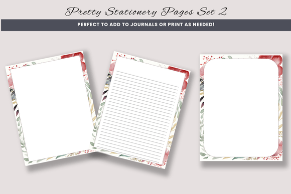 Evaluating Decorative Stationery Set 2 for Custom Planning and Print Projects