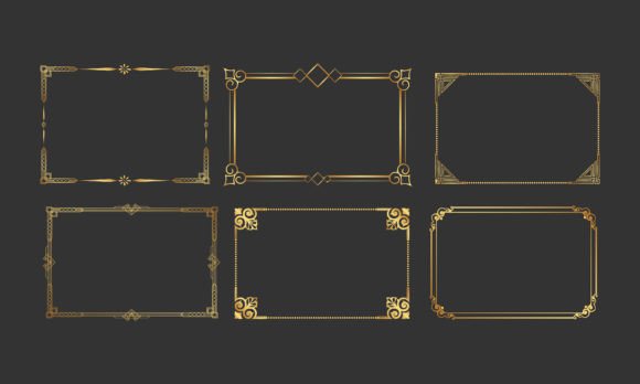 Evaluating the Impact of Luxurious Gold Decorative Frames in Professional Design