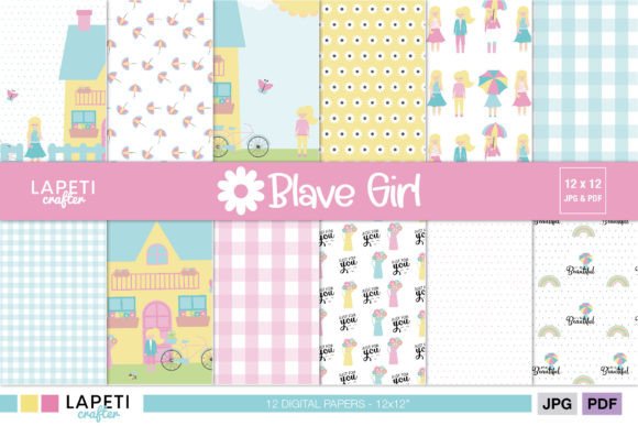 Spring Decorative Digital Paper Pack Guide