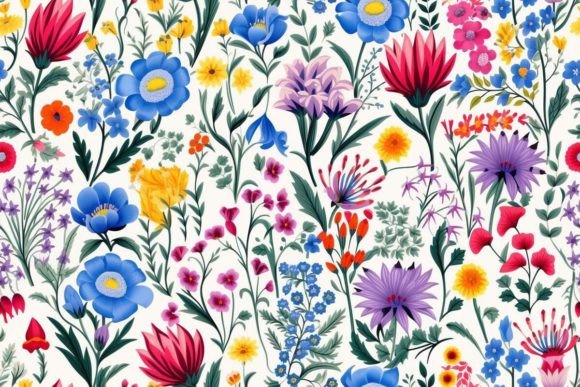 Transforming Spaces with Decorative Design Art Floral Wallpaper