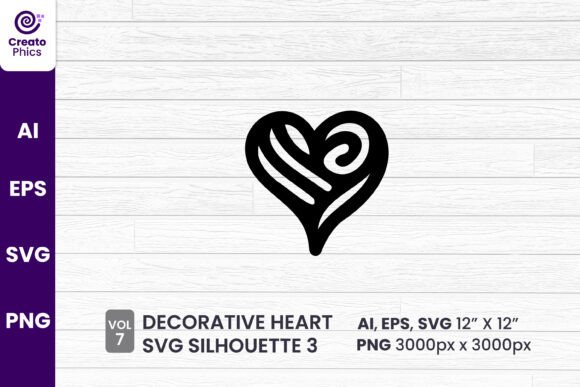 Unlocking Creative Potential: The Ultimate Guide to Decorative Heart Silhouette SVGs for Sublimation